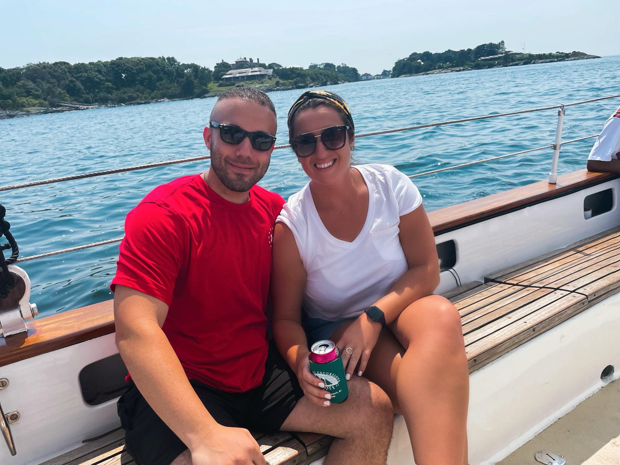 Newport, RI - fun fact we signed the lease to our first apartment together on this day.