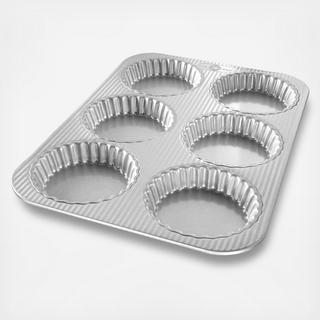 6-Well Mini Fluted Tart Pan