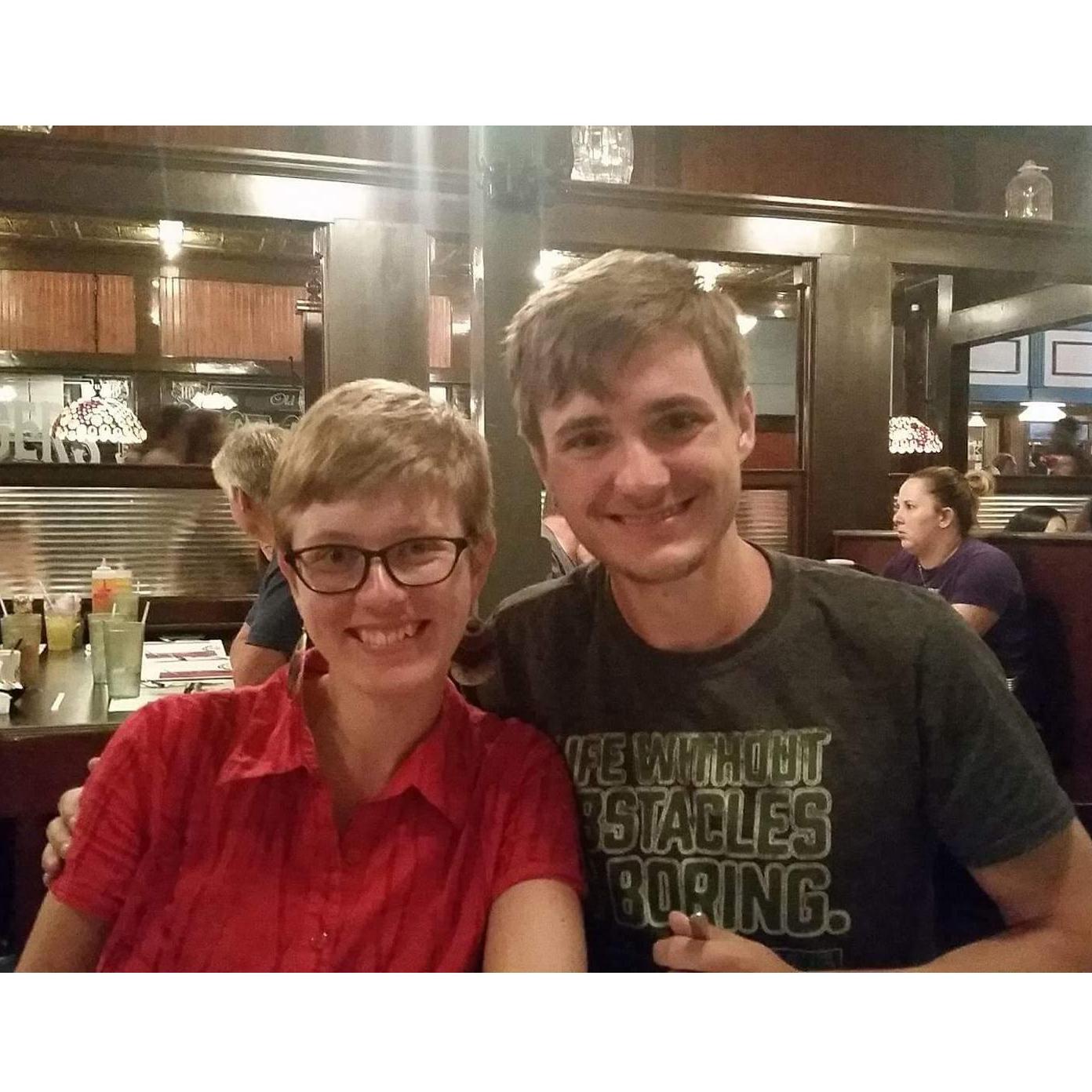 Meeting Marshall's parents for the first time and going to Hickory Park in Ames