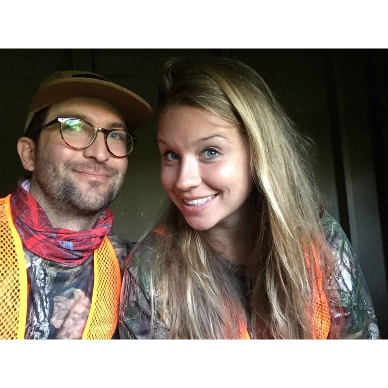 Hunting on the trip of a lifetime, that Jimmy won at SEWE. Somewhere on the Georgia-Florida border. 2018