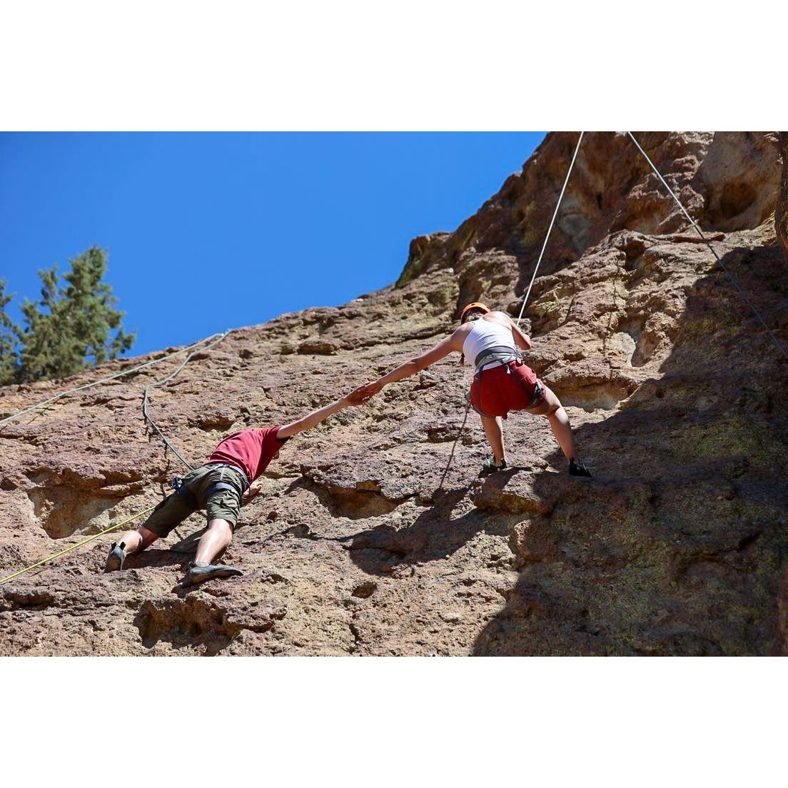 Climbing at Smith Rock State Park August 2022
