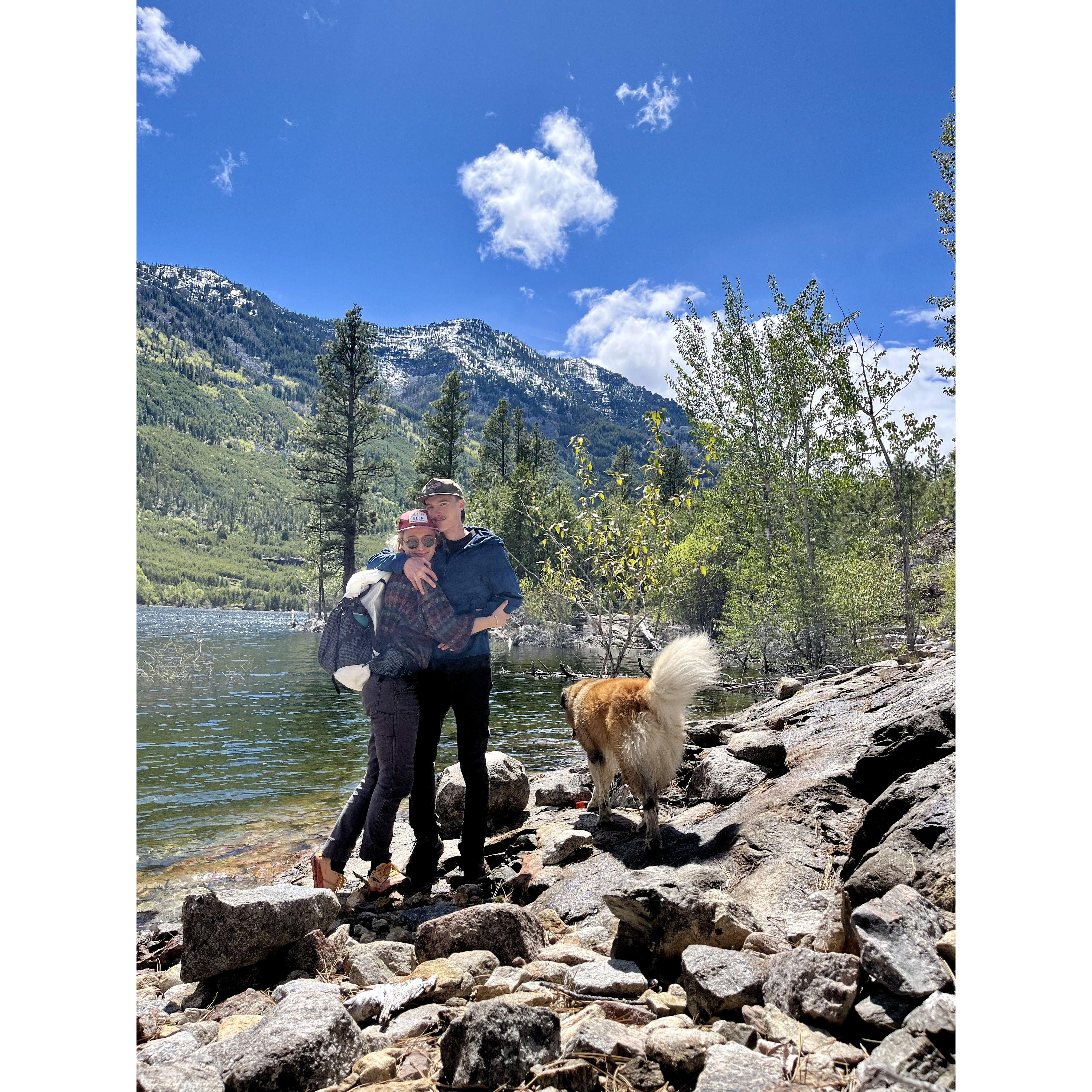Celebrating our 3 year anniversary at Lake Como