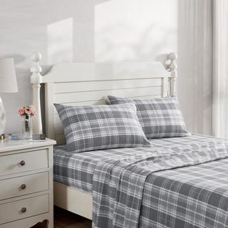 Mulholland Plaid Cotton Flannel 4-Piece Sheet Set