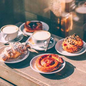 Breakfast and Coffee in Milan
