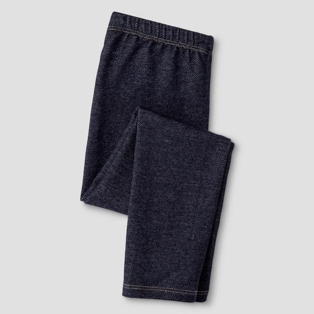 Toddler Girls' Solid Leggings - Cat & Jack™ Indigo 3T
