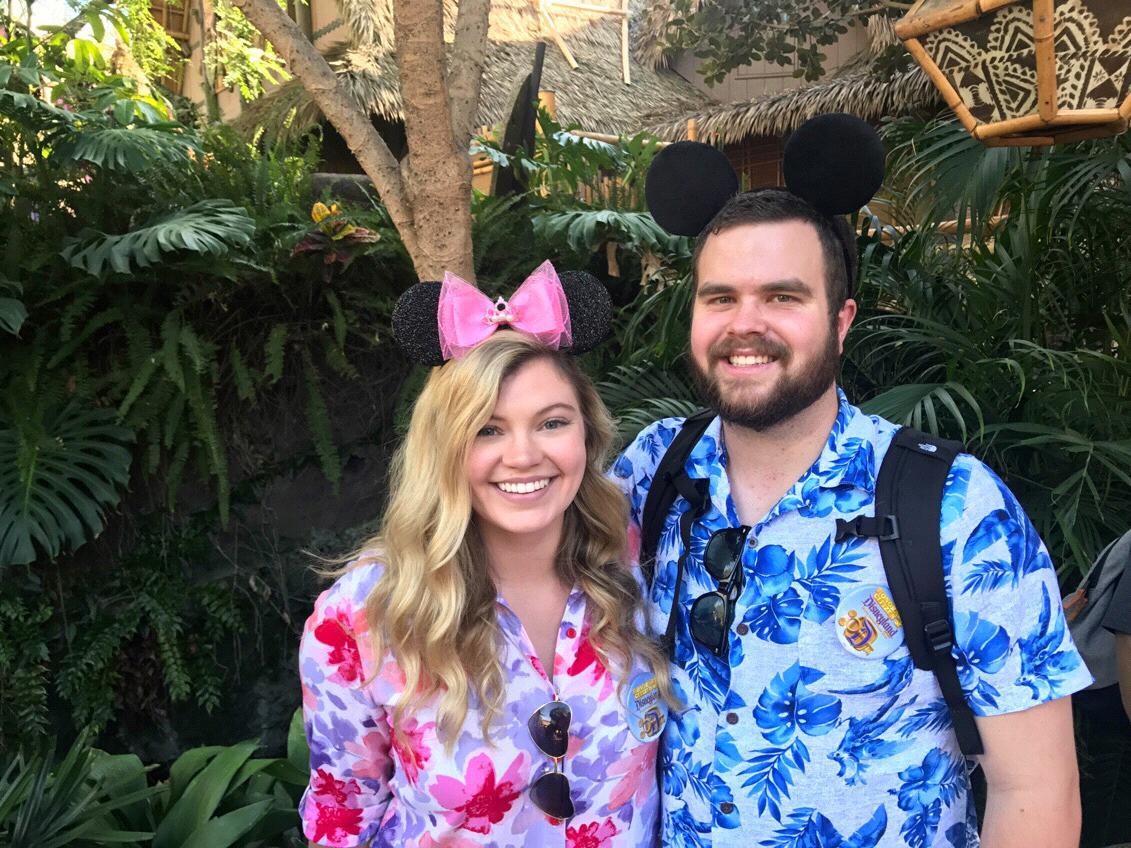Our first of many trips to Disney together!