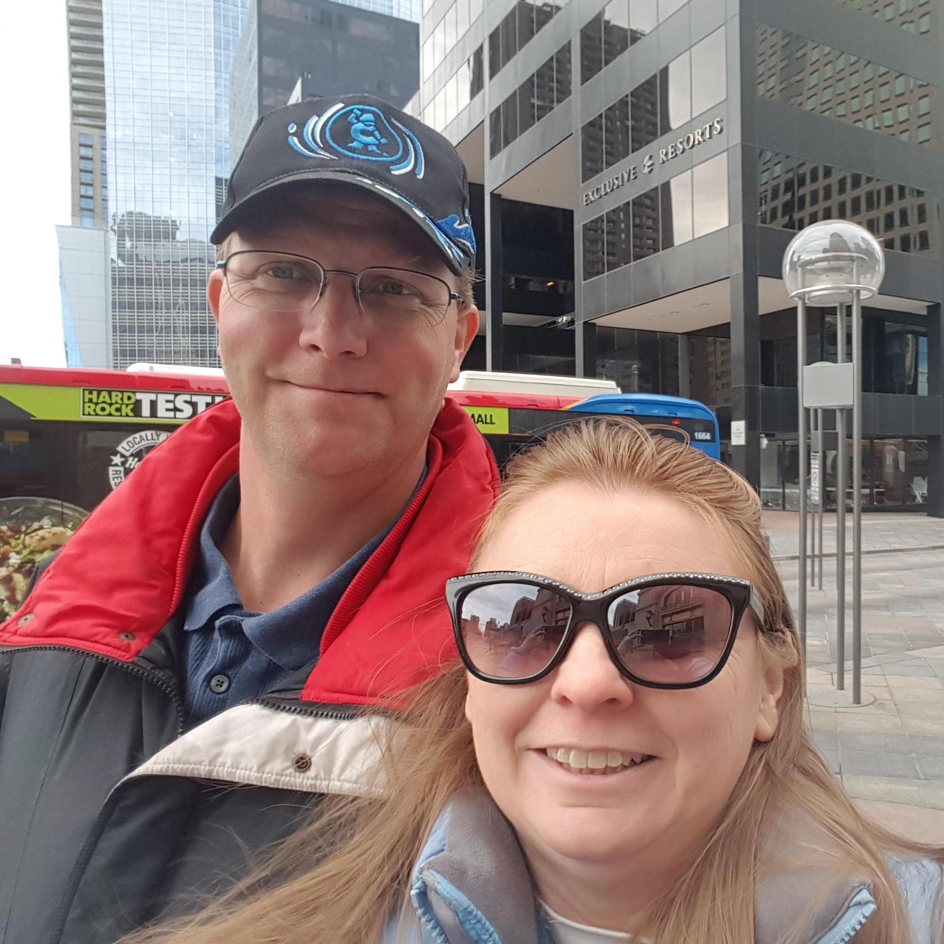 Downtown Denver doing a City Scavenger Hunt