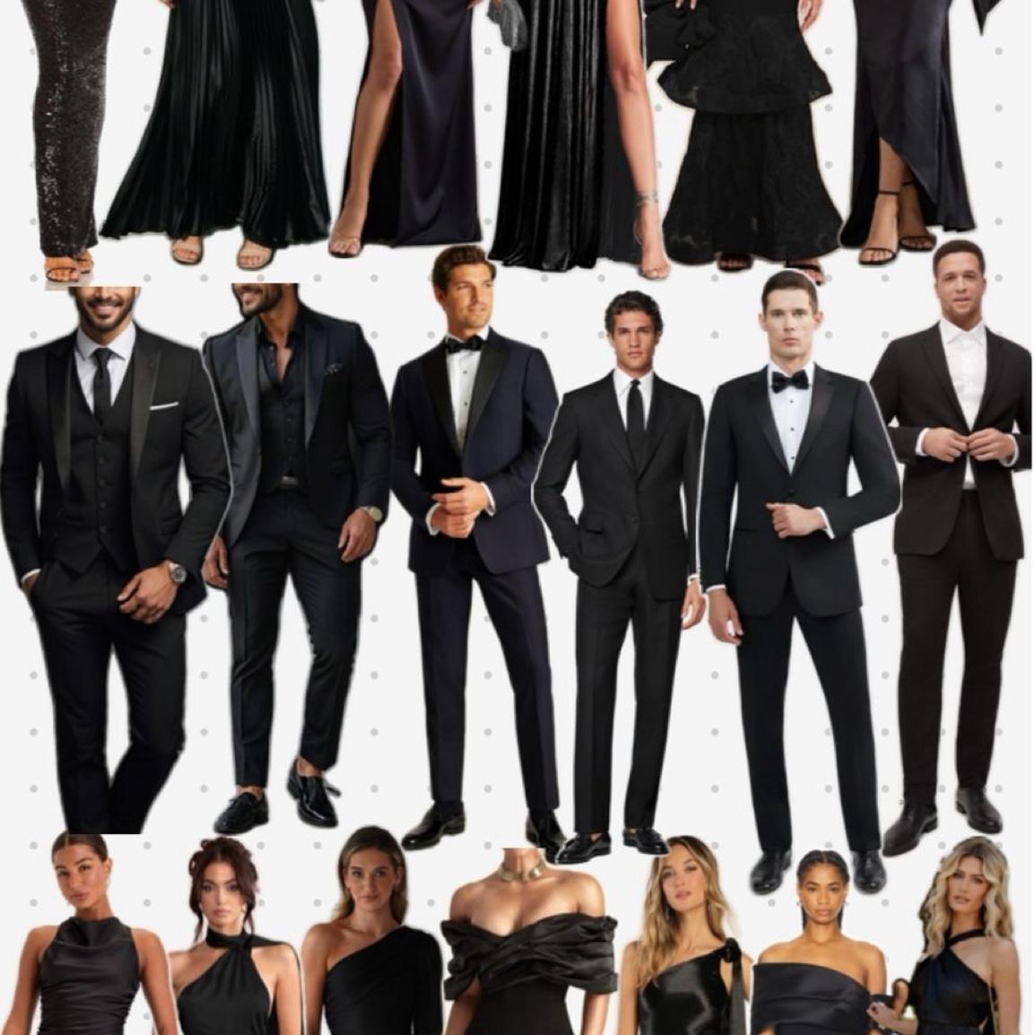 Here’s an example of wedding guest attire!