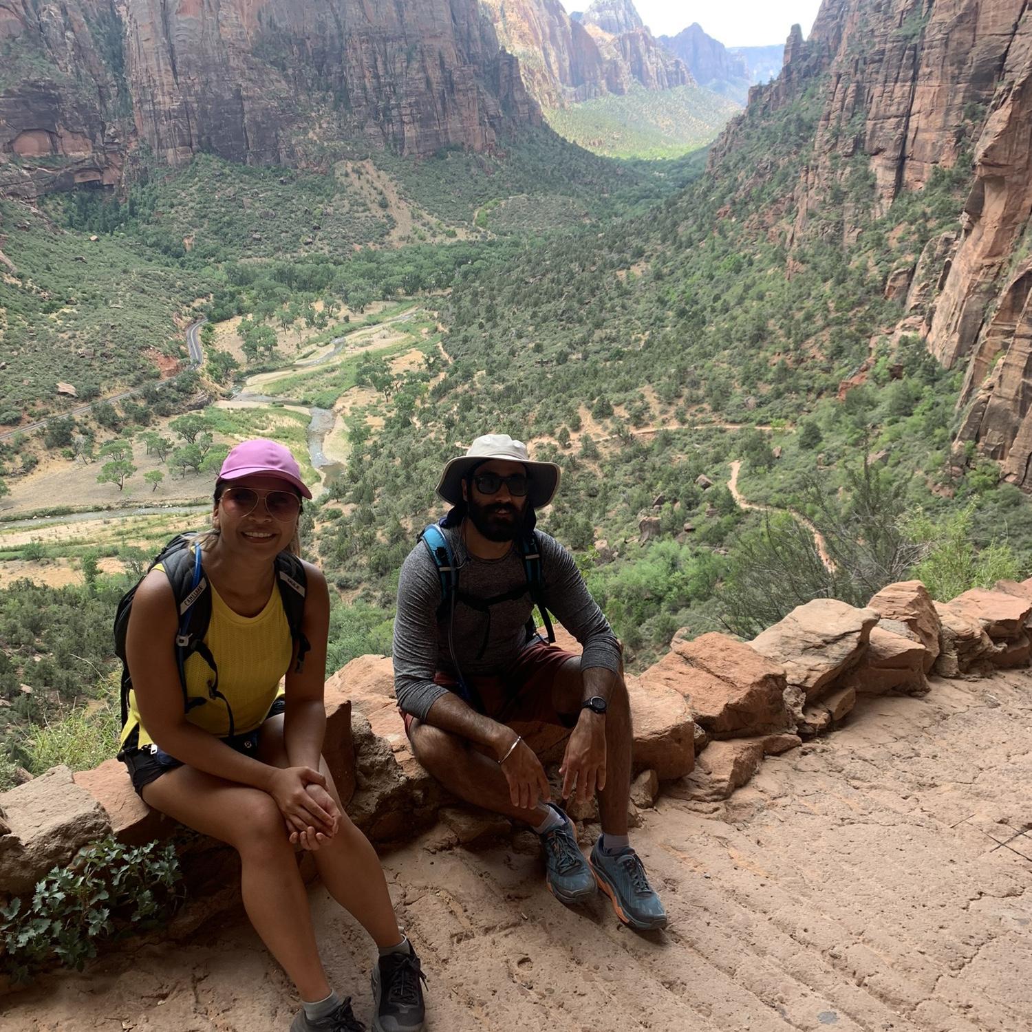 The early beginnings of our friendship in Zion National Park in Utah
July 2020