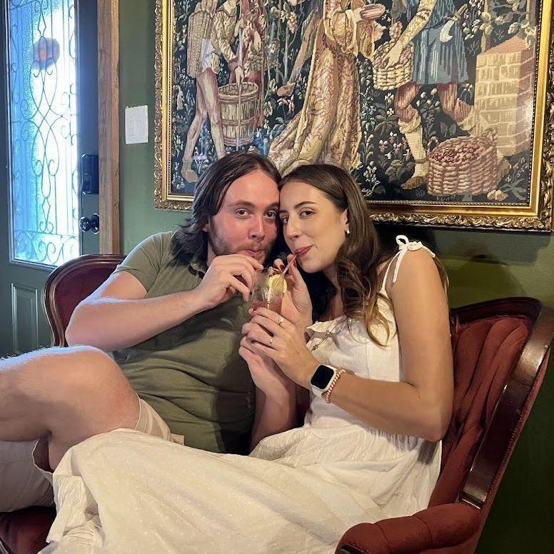We got drinks at one of the wedding venues we toured