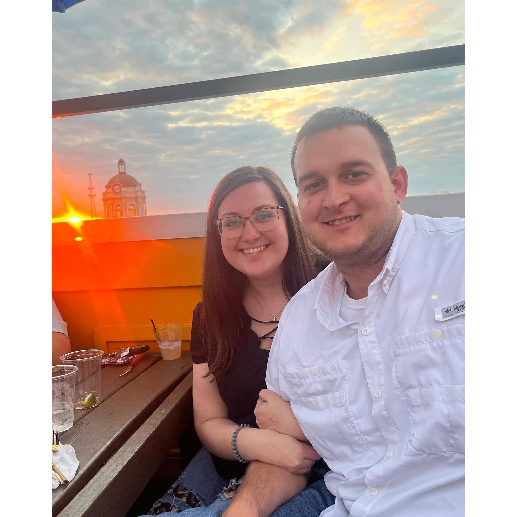 Rooftop sunsets