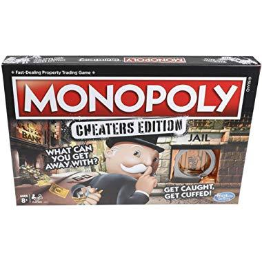 Monopoly Game: Cheaters Edition Board Game Ages 8 and Up