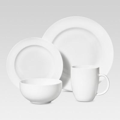 16pc Porcelain Dinnerware Set White - Threshold™