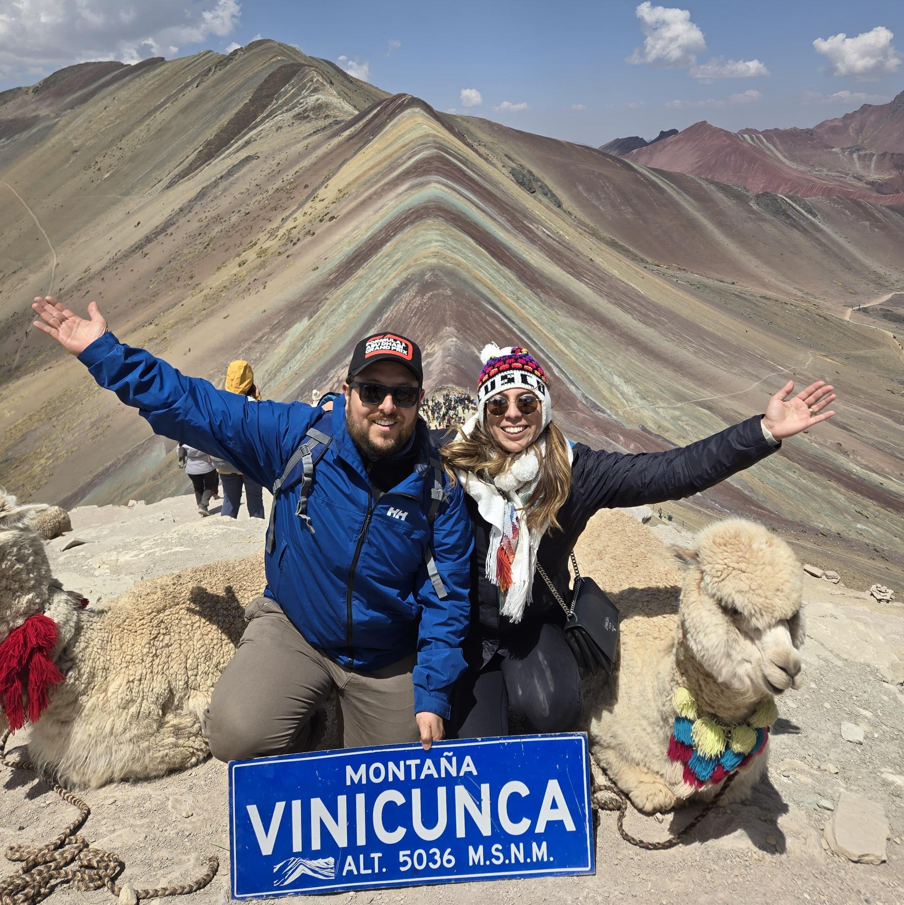 Rainbow Mountain in Peru