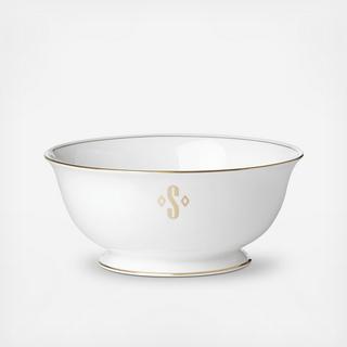 Federal Gold Block Serving Bowl