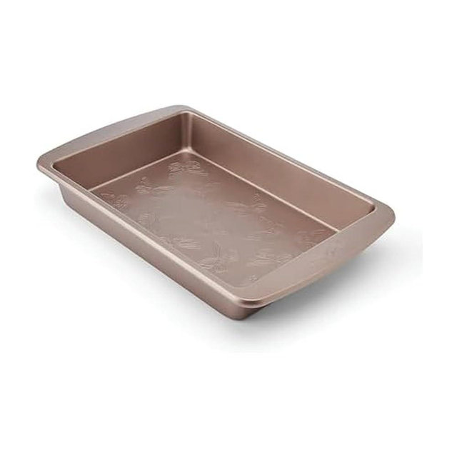 Dolly Parton Butterfly Stamp Cake Pan – Carbon Steel Nonstick Bakeware with Textured Butterfly Design, Durable Rolled Rim, Oven Safe to 450F, Perfect for Cakes, Cheesecakes and Savory Bakes