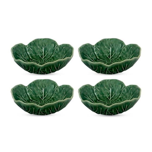 Bordallo Pinheiro Cabbage 4-Piece Small Bowl Set