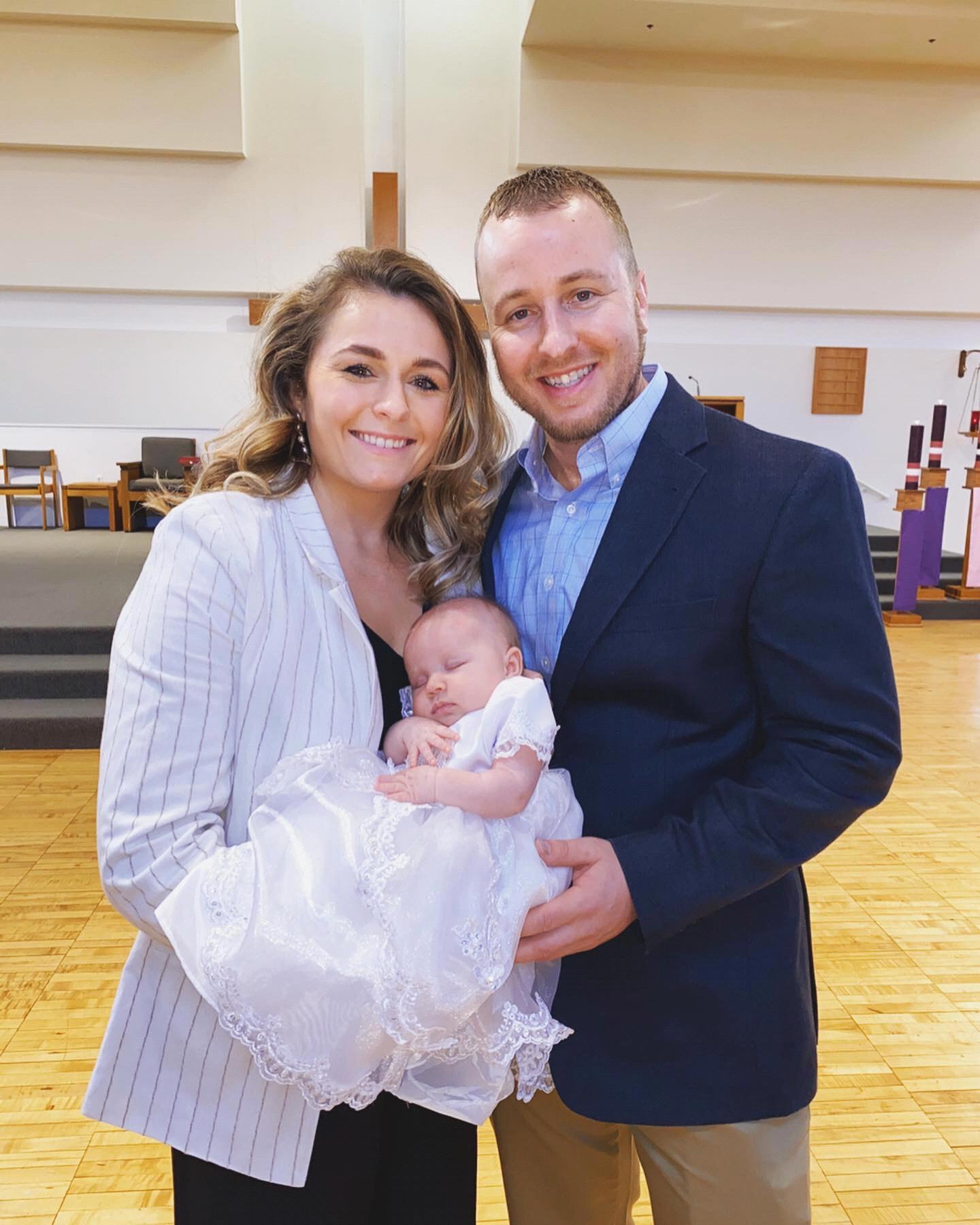 Claire Cross Baptism, December 2019.