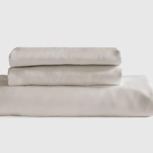 Bamboo Fitted Sheet Set in Sand (without flat sheet) KING