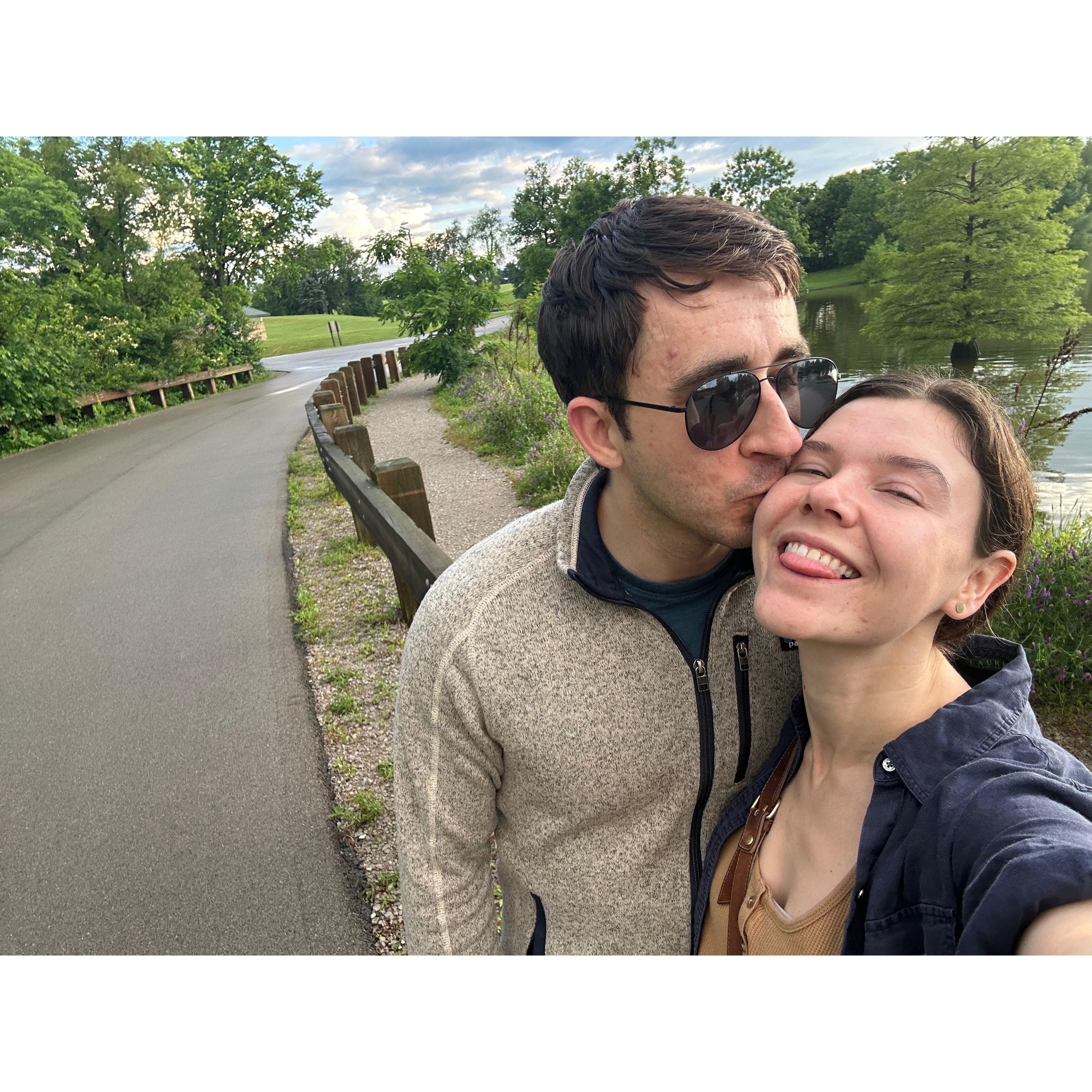 Walking trail at Jacobson Park - May 2024, Lexington, KY