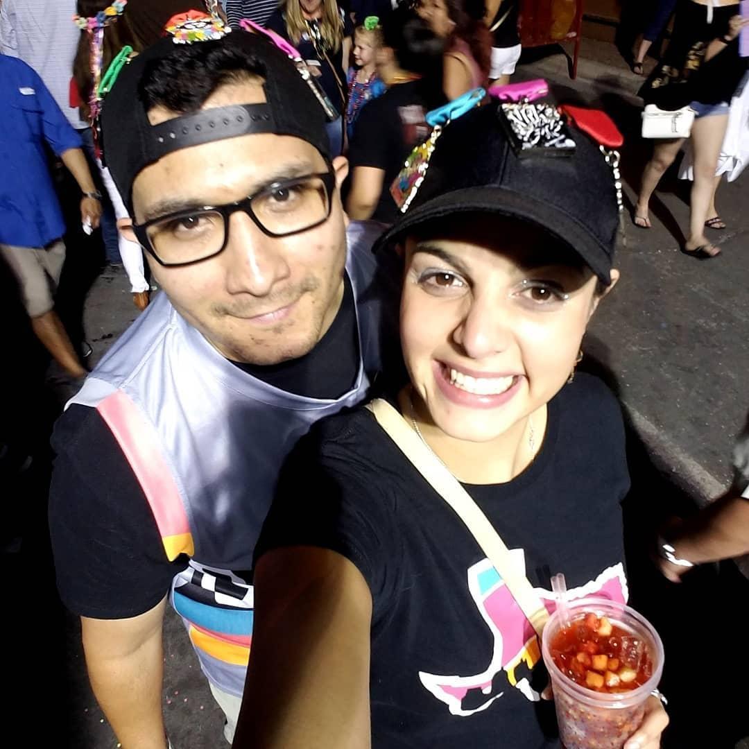 2 of our favorite things- The Spurs and Fiesta! Our first Fiesta together in 2018 at NIOSA