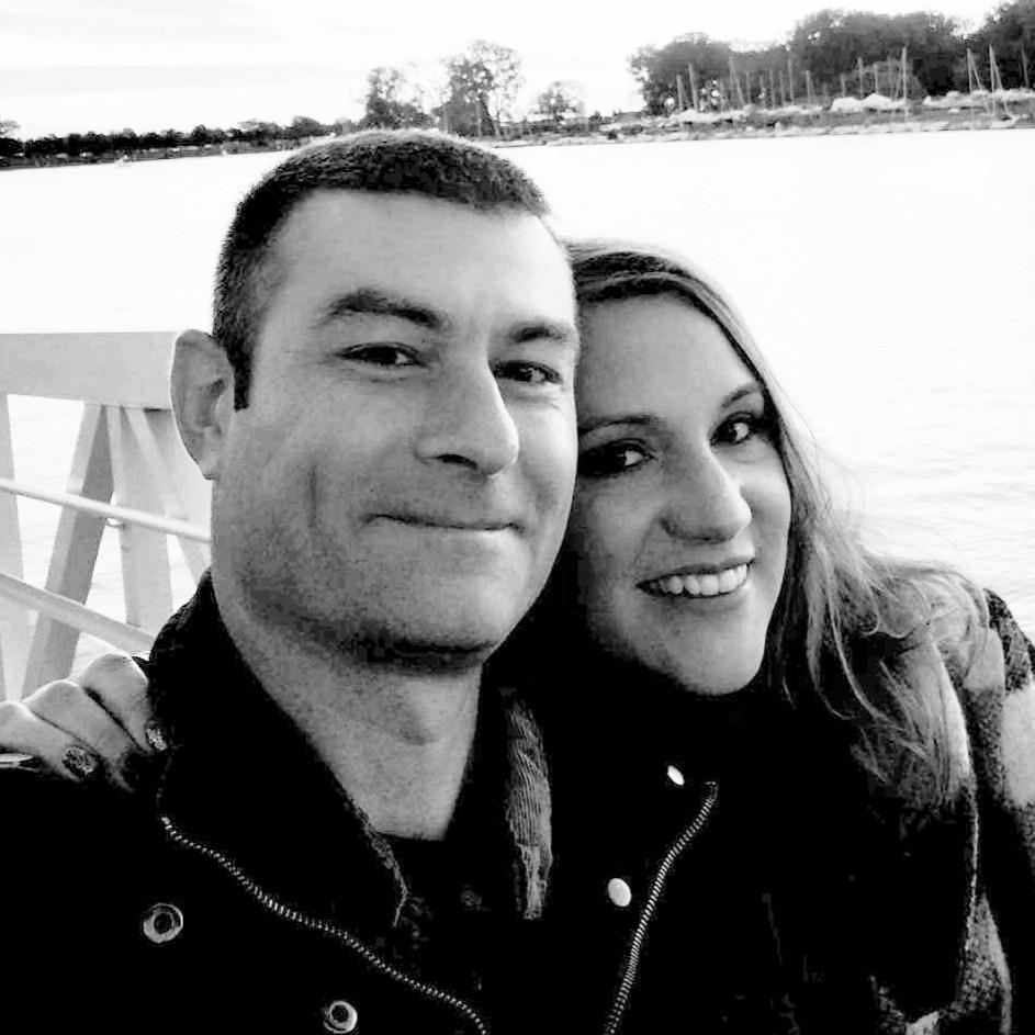 Celebrating our anniversary, where our first date was, Dinner at Liberty Hound, and a walk by the waterside.