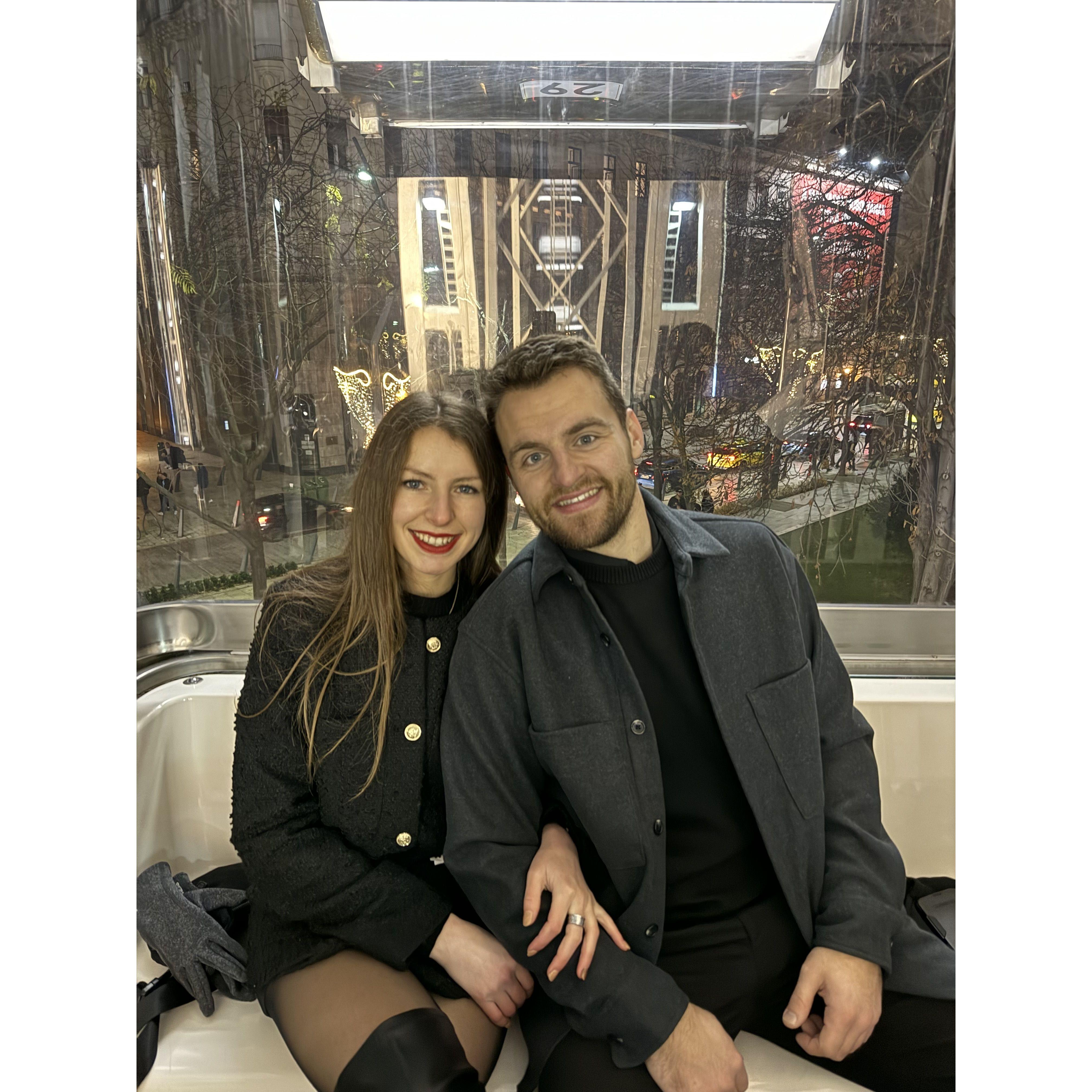 New Years Eve in Budapest in December 2023.