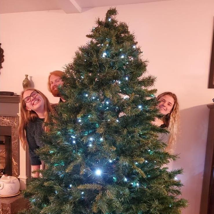 Aubri's favorite time of year, with Aubri's favorite human beings. November 2020