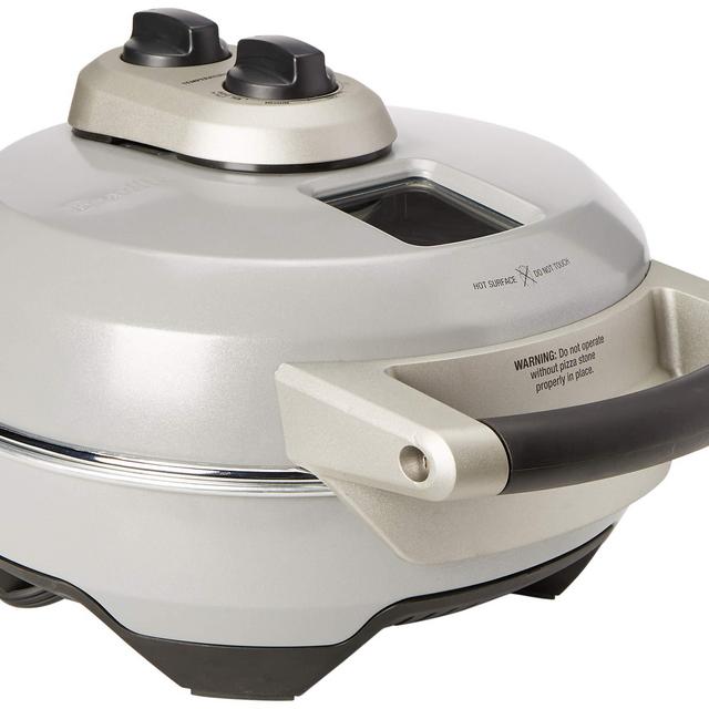 Brevile BREBPZ600XL Pizza Maker, 19.5 x 12.6 x 19.2 inches, Silver