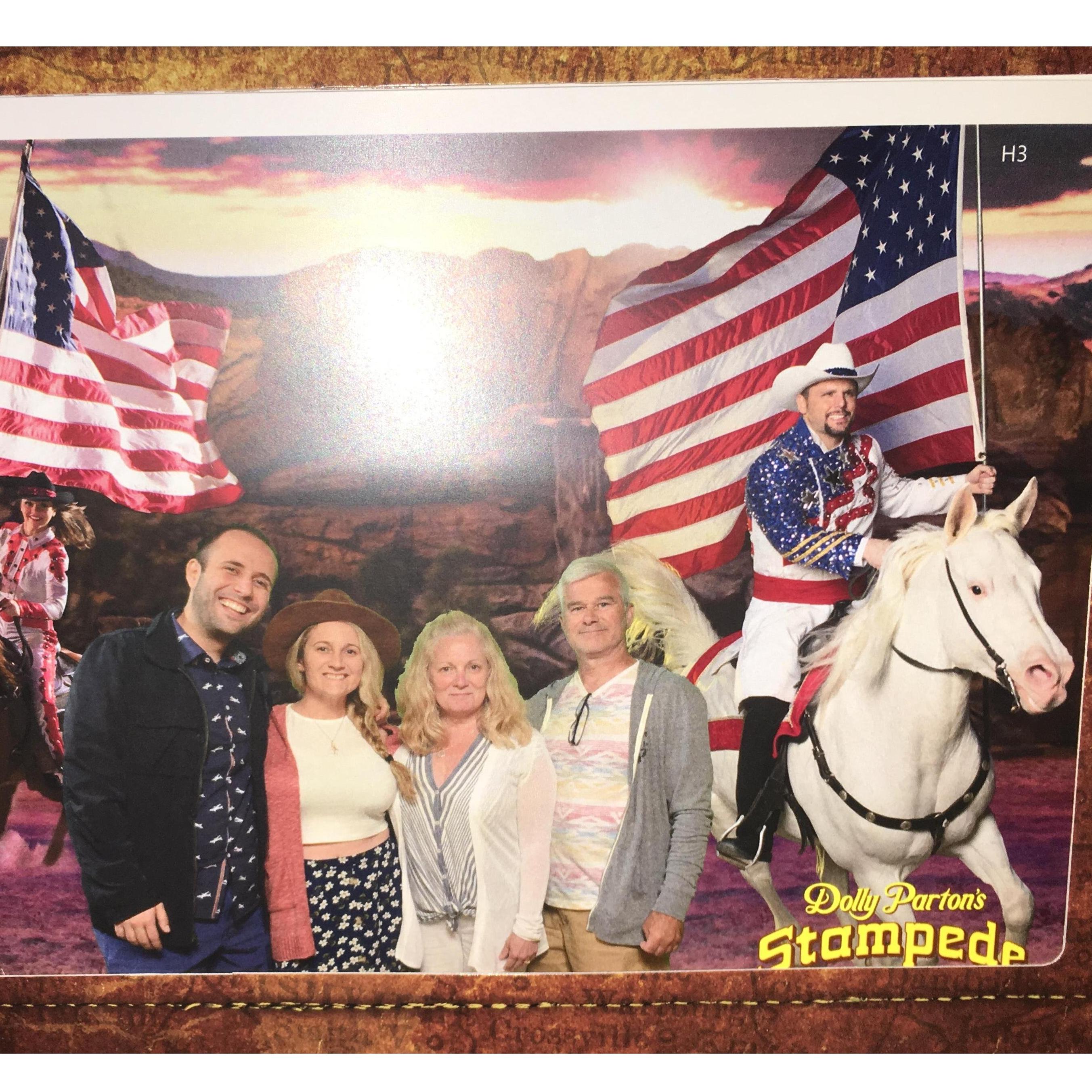 Our Second Time to the Stampede this time with Jenna's Mom and Dad