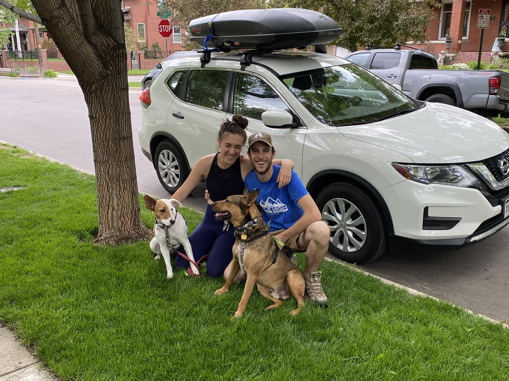 Headed off on a family adventure with the car packed full to the brim