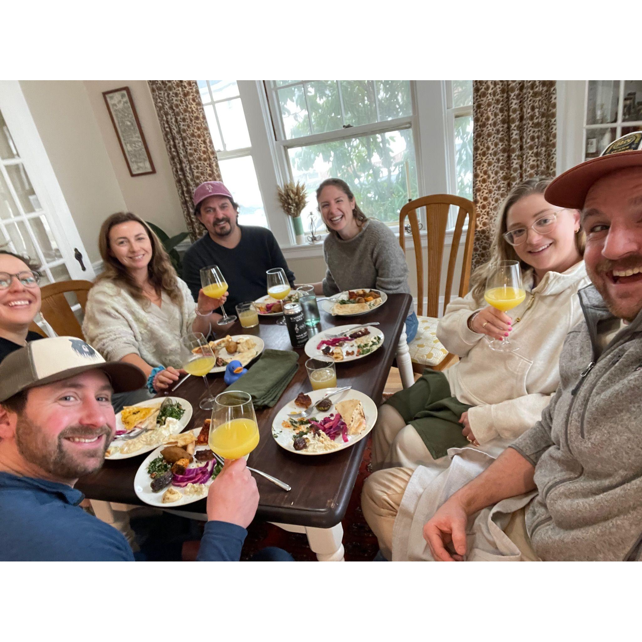 and they're so grateful to have such an amazing network of friends and family to celebrate it all with!