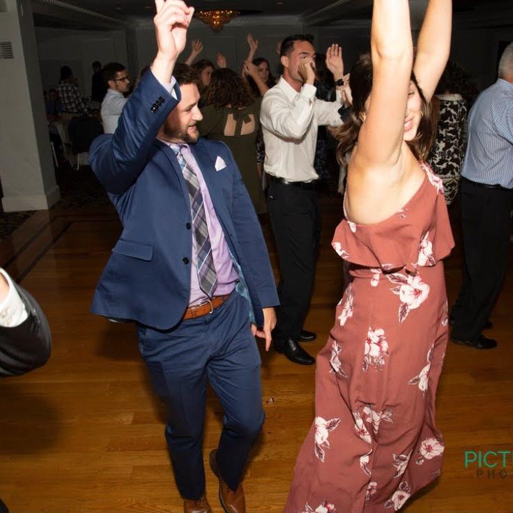 Dancing for the Puglisi’s after a long long pandemic wait to celebrate!