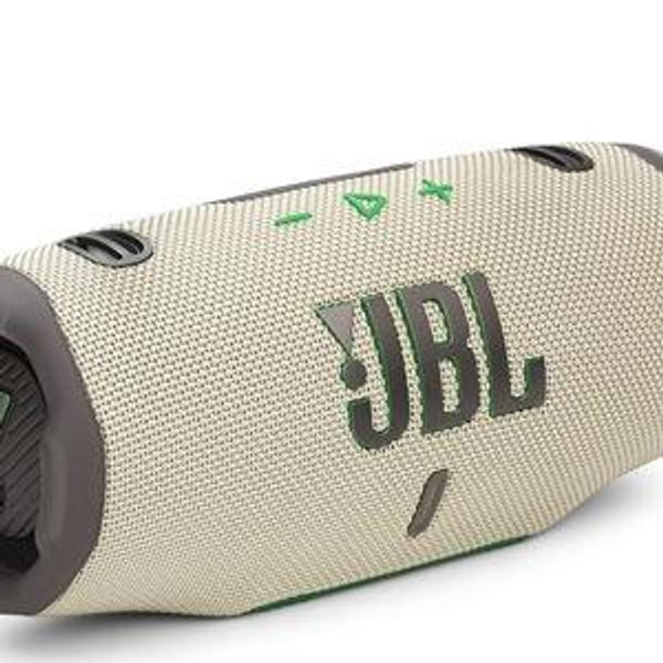 JBL Charge 6 - Portable Waterproof & Drop-Proof Bluetooth Speaker, Bold JBL Pro Sound with AI Sound Boost, 28Hrs of Playtime, Built-in powerbank & Comes with a Sturdy/Removable Carrying Strap (Sand)