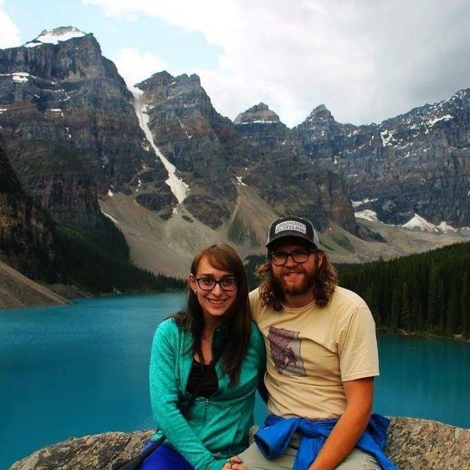 This was our first year anniversary. We both had such awesome hair.