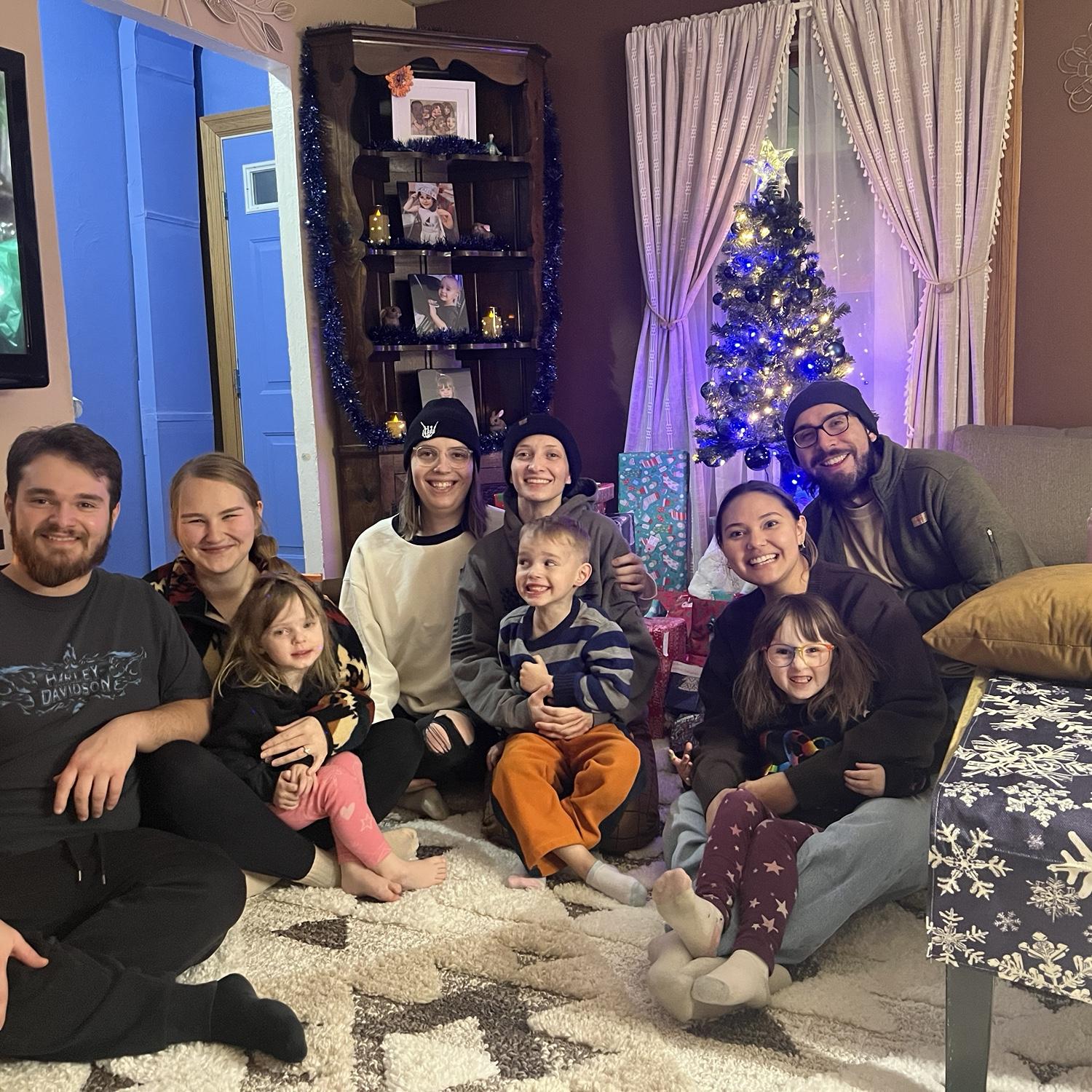Christmas 2025 with Tianna’s nieces and nephew!