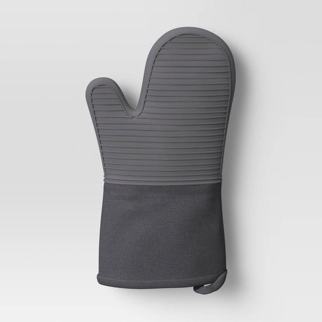 Cotton Oven Mitt Dark Gray - Made By Design™