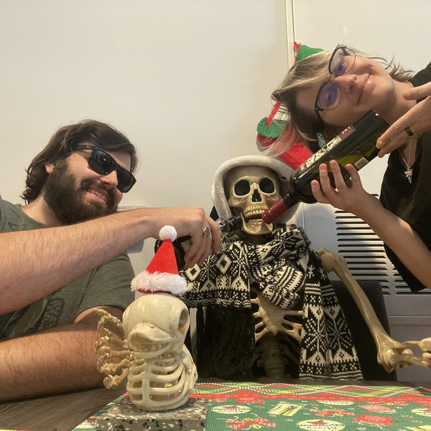 Thanksgiving with our buddy, Steve, Burlington, North Carolina, November 2023