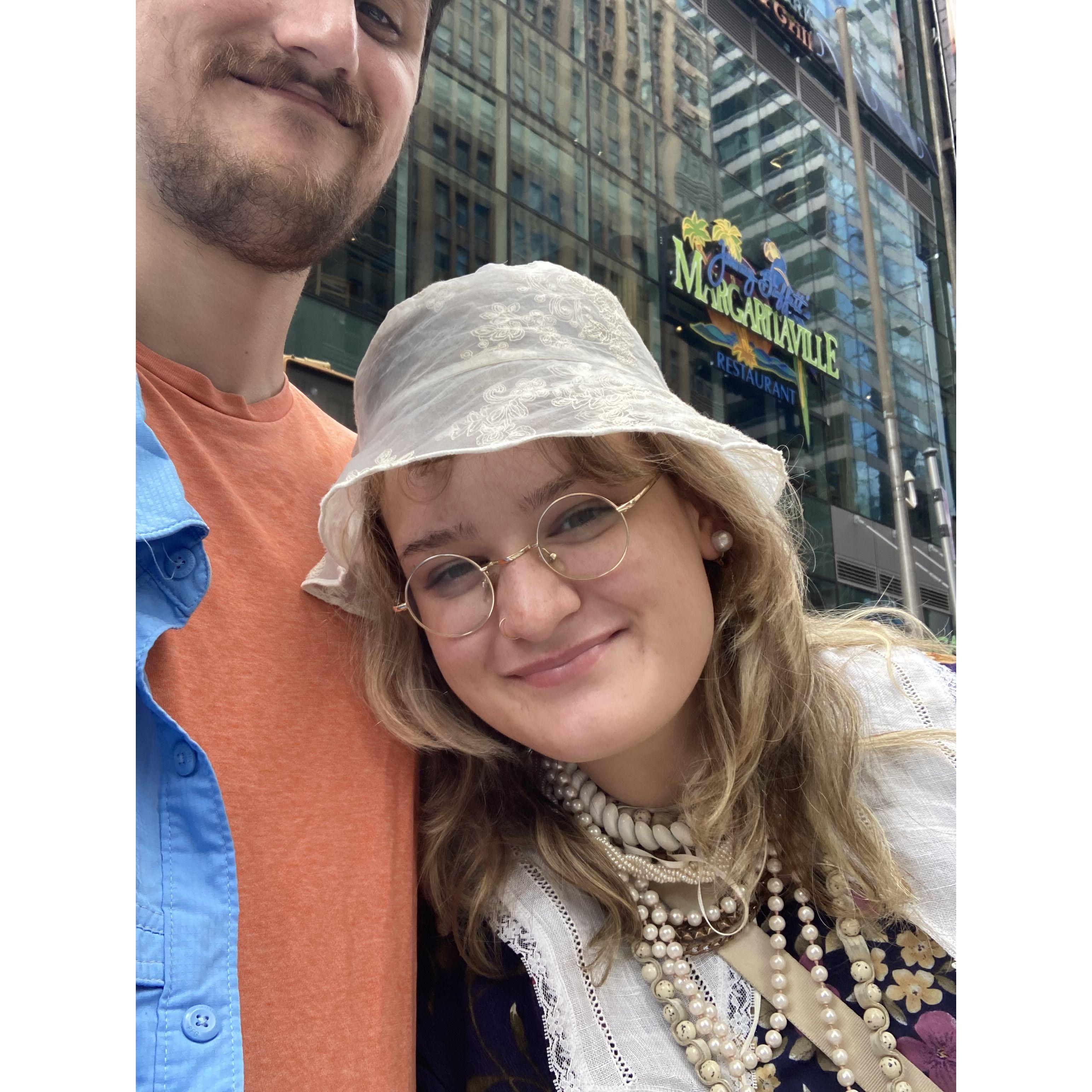 Walking around the dreaded TSQ in NYC on a hot day, 2023