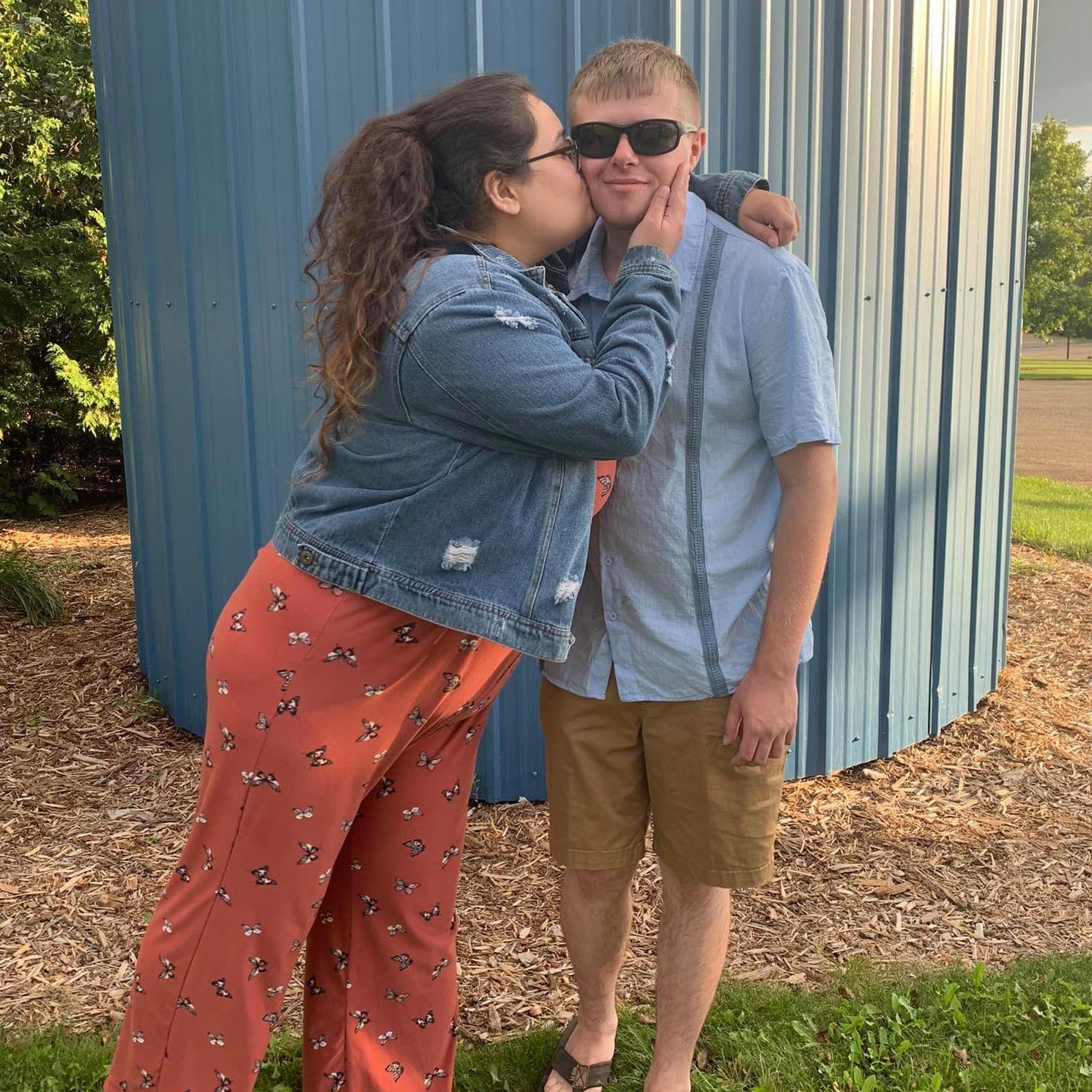 Our first wedding together