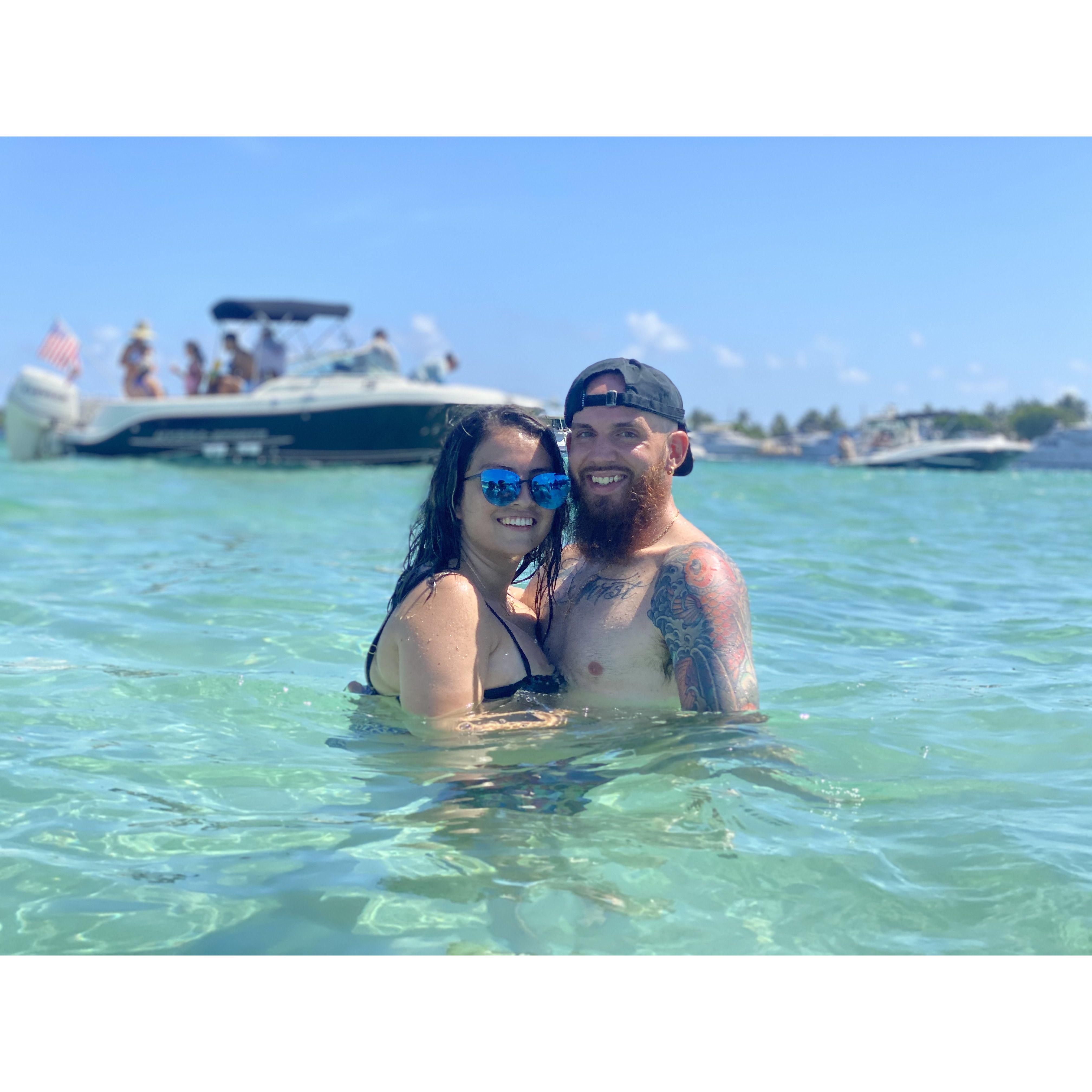 Our first boat day.