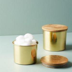 Gold Reflection Canister Set