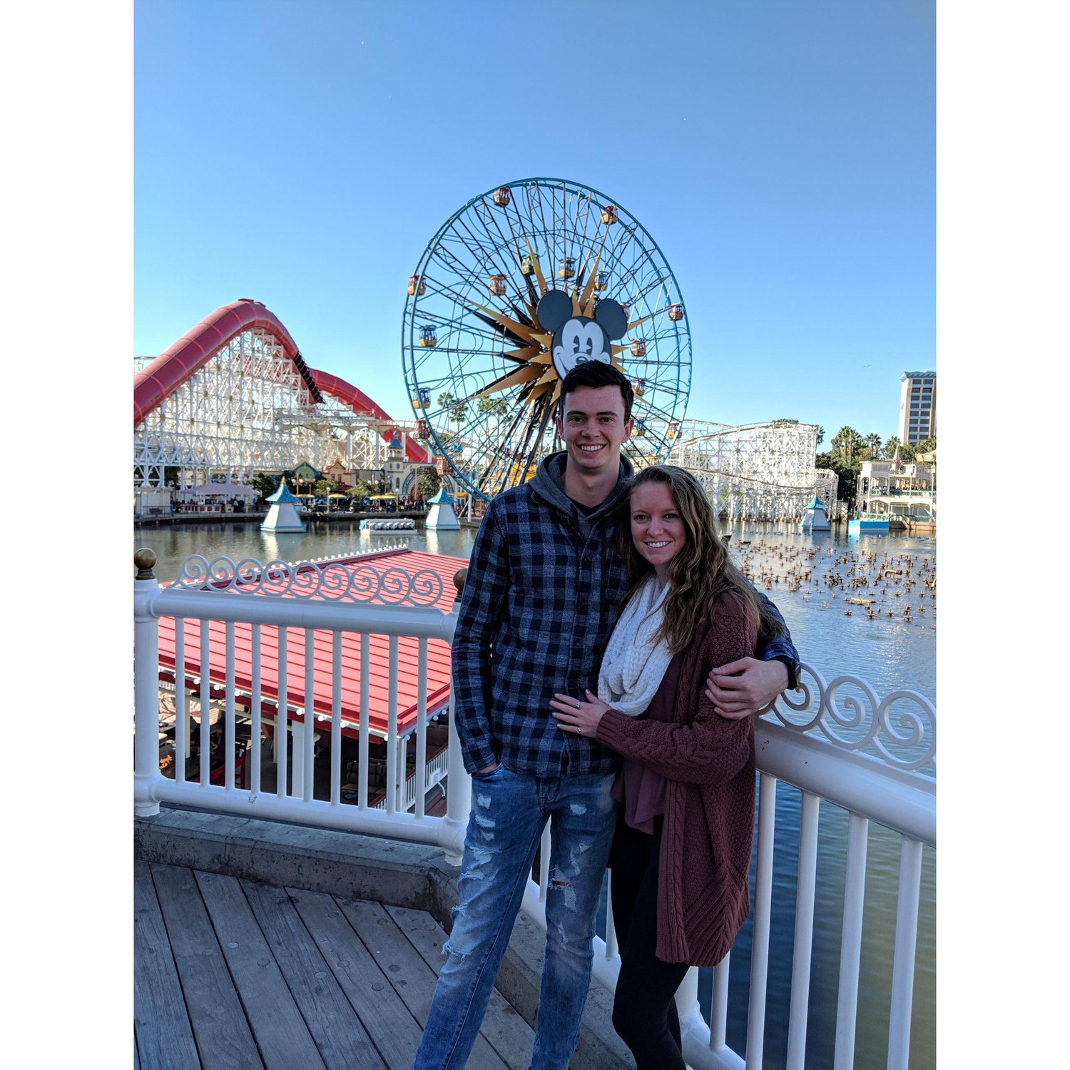 Our first time going to Disneyland together.