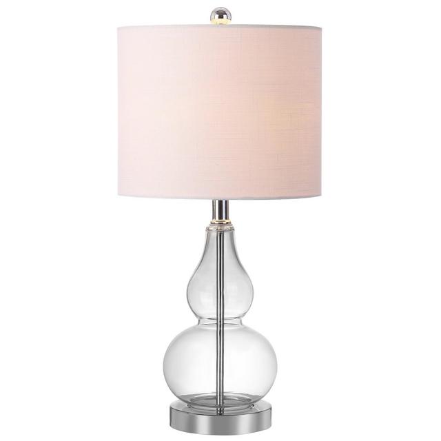 20.5" Glass Anya Mini Table Lamp (Includes LED Light Bulb)Clear - Jonathan Y
