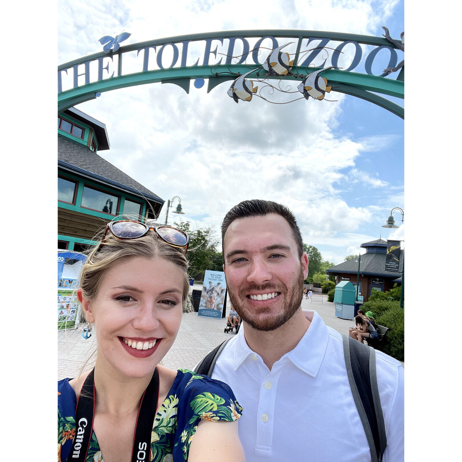 One of our first dates as an official couple!