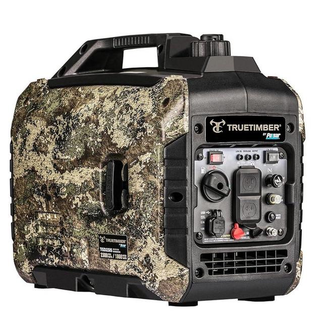 Truetimber 2300-Watt Super Quiet Gasoline Powered Inverter Generator by Pulsar, CARB Compliant