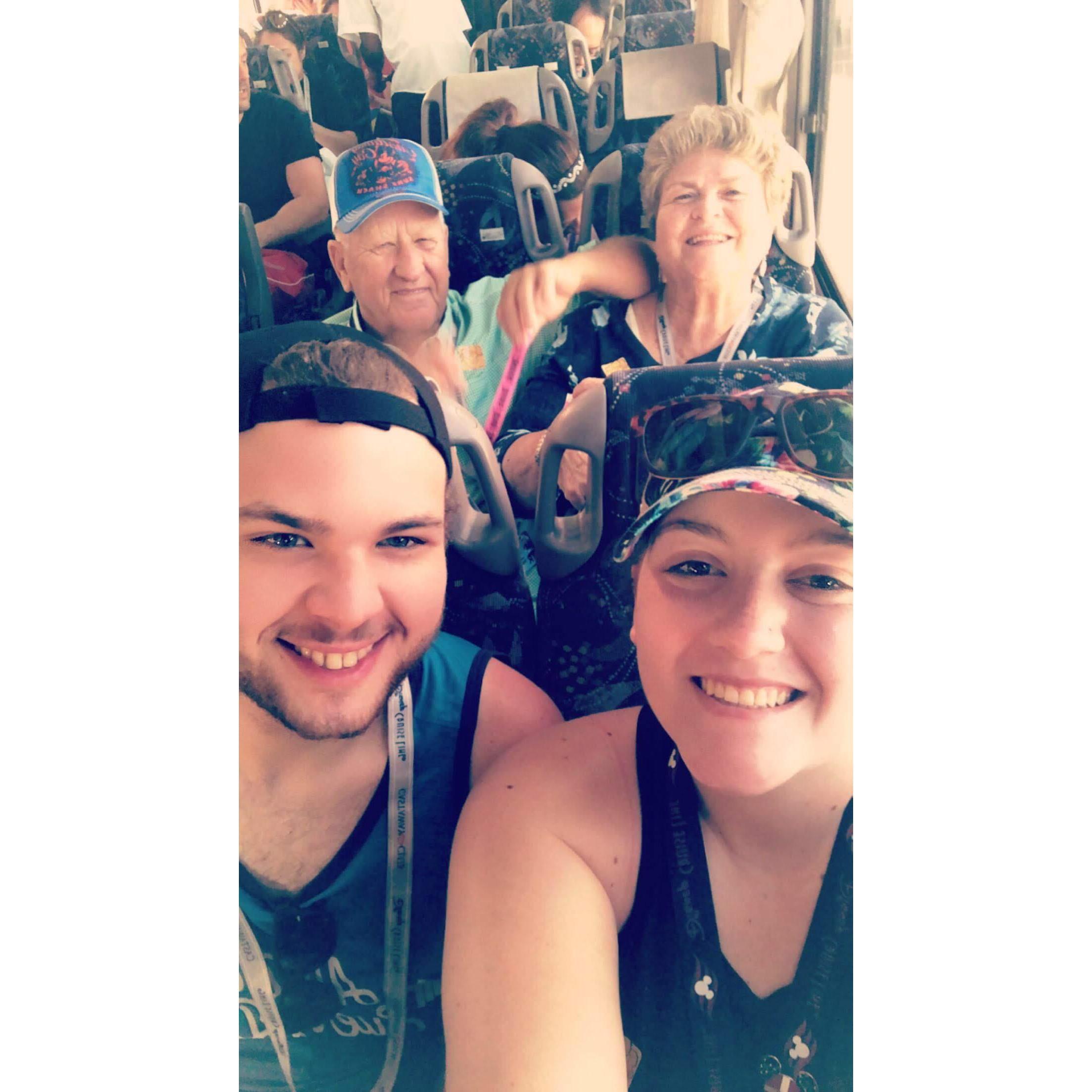 Our first Disney cruise together