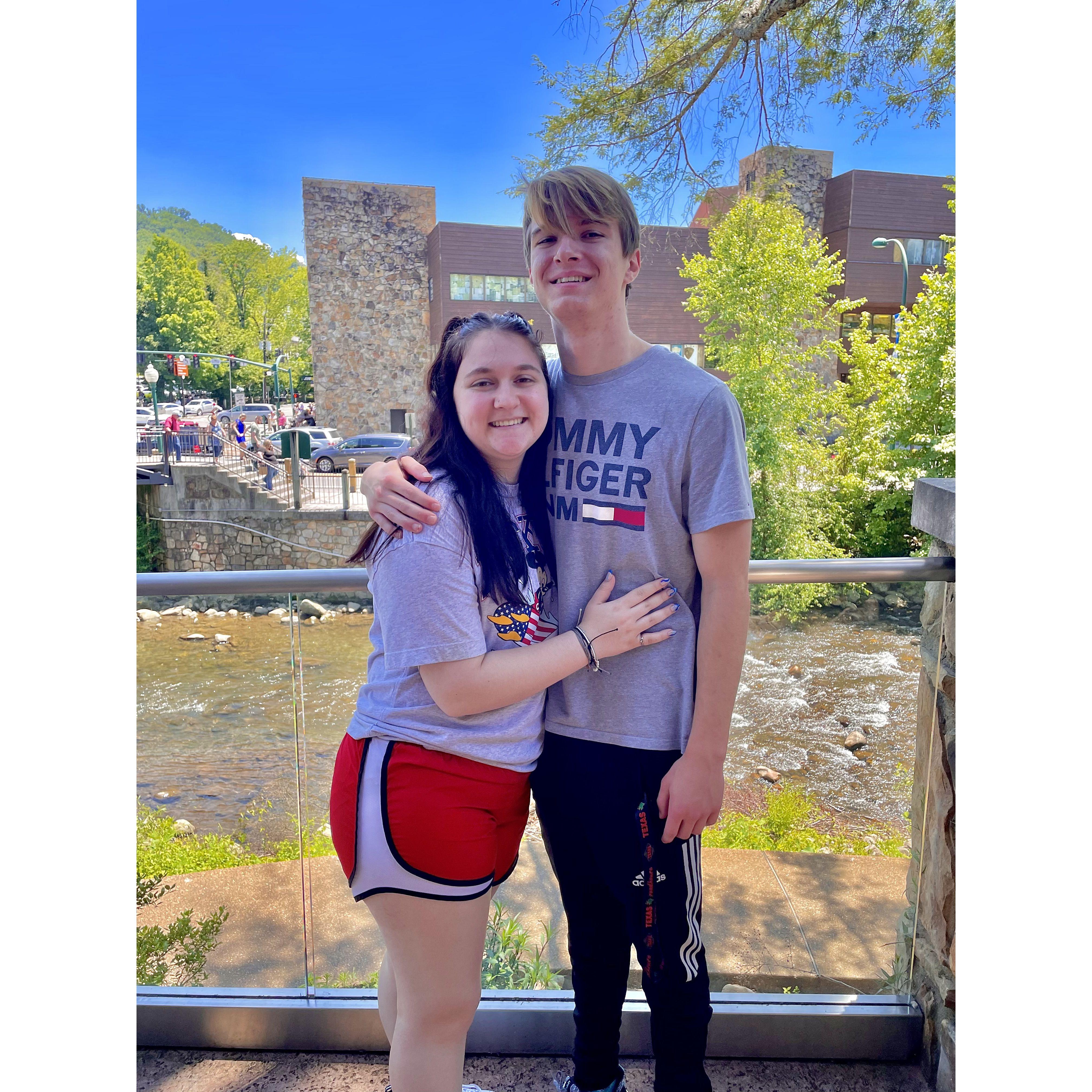 Our first vacation together in Gatlinburg!