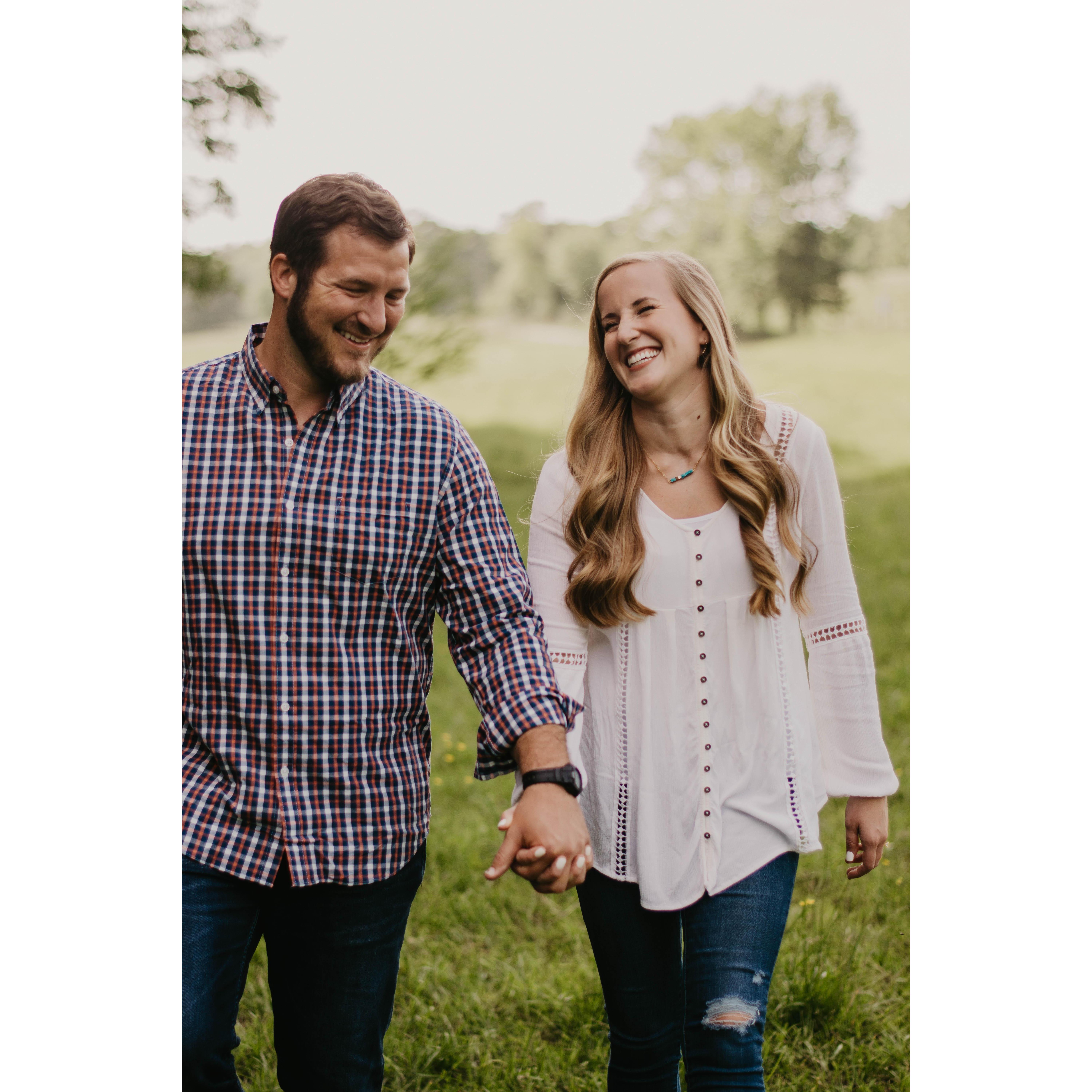 Engagement Photos by Cedar and Palm Photography.