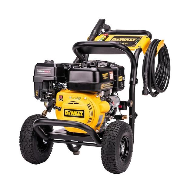 DeWalt DXPW3400PRNB-S PressuReady 3400 PSI Gas Pressure Washer with Quick Start Technology, 2.5 GPM Axial Cam Pump, 208cc Engine, Cold Water, Includes 25-Ft Hose, Nozzles, Spray Gun & Wand (49-State)